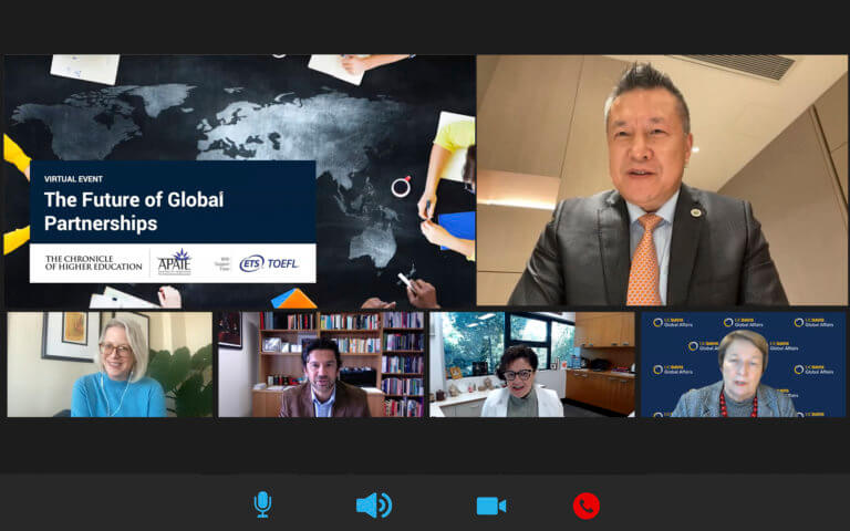 劉駿校長於國際論壇建言全球高校合作的未來前景